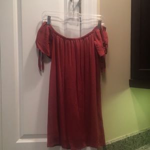 Tillys off the shoulder dress